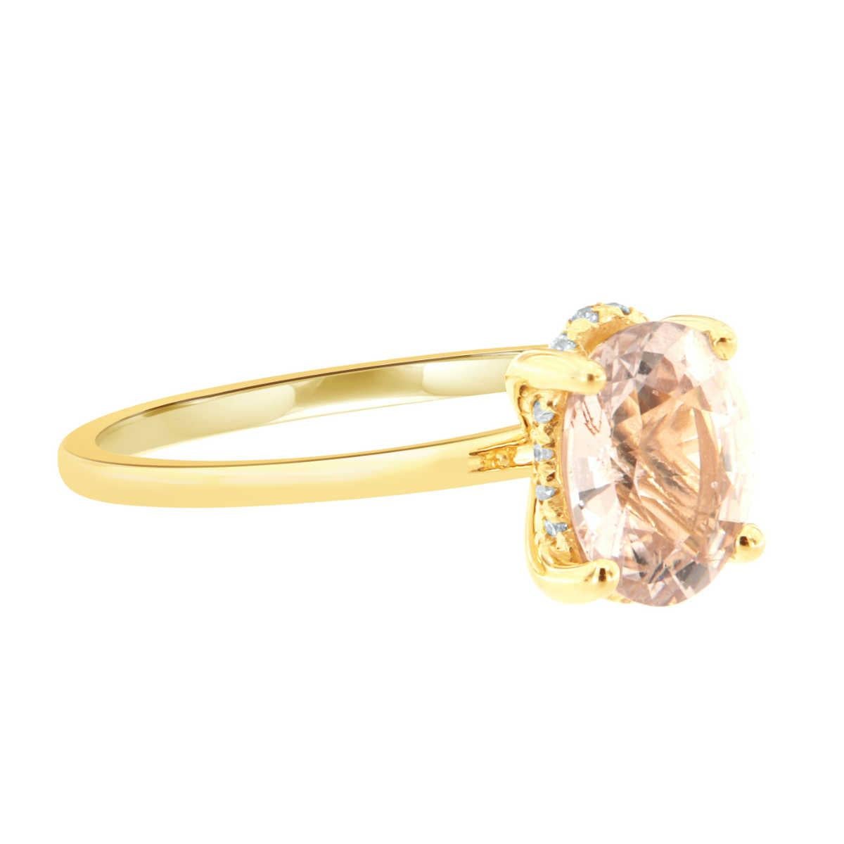 GIA zertifiziert 1,77 Karat Oval Pink Ungeheizt Saphir & Hidden Halo Diamond Ring (Ovalschliff) im Angebot