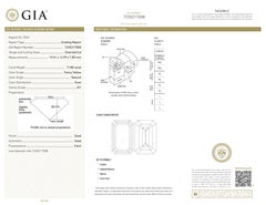 GIA Certified 17.88 Carat Fancy Yellow Emerald Cut Diamond Ring