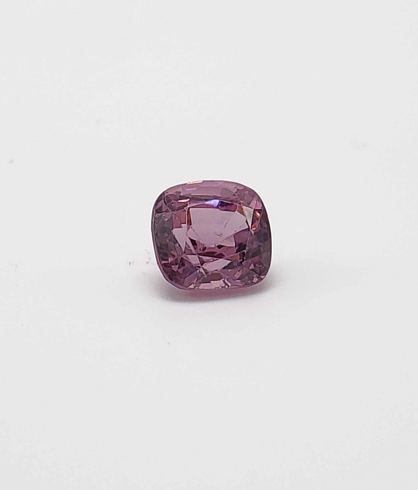 Cushion Cut GIA Certified 1.79 Carat Spinel For Sale