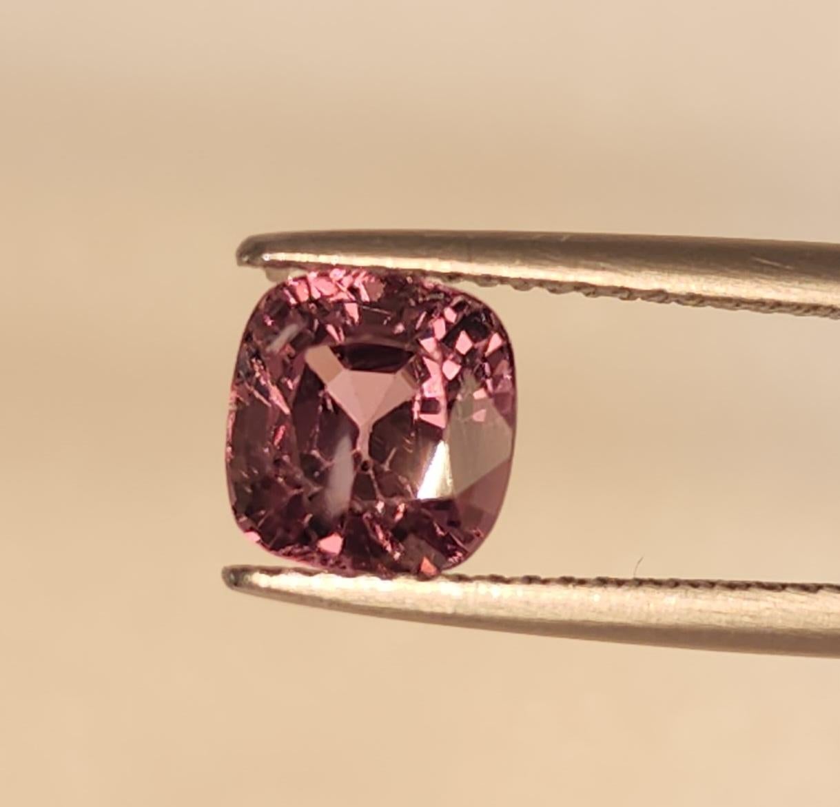 Cushion Cut GIA Certified 1.79 Carat Spinel For Sale