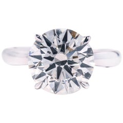 GIA Certified 1.79 ISI1 EXEXEX Solitaire Engagement Ring