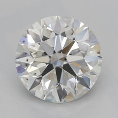 GIA Certified 1.7ct Round Twisted Pave Band Solitaire Diamond Ring
