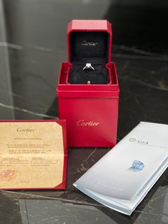 GIA-zertifizierter 1,8 Karat E Internally Flawless Diamantring