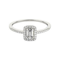 GIA Certified 1.8 Carat Emerald Halo Filigree Basket Diamond Ring