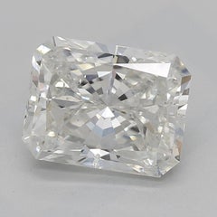 GIA Certified 1.8 Carat Hidden Halo Radiant Solitaire Diamond Ring