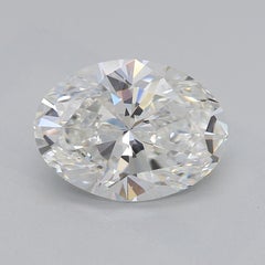 GIA Certified 1.8 Carat Oval Halo Multi-Row 18K Yellow Gold Diamond Ring