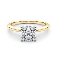 GIA Certified 1.80 Carat Cushion Prong Set Solitaire Diamond Ring