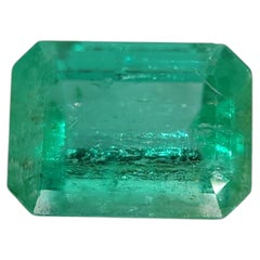 Smeraldo colombiano certificato GIA da 1,80ct, taglio ottagonale, Unisex, 1990