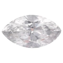 GIA Certified 1.81 Carat Marquise Brilliant F Color I1 Clarity Natural Diamond