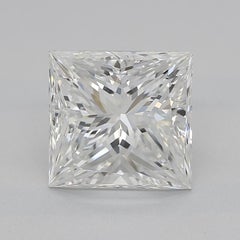 Bague en or blanc certifié GIA 1.81 carat Princess Channel Cathedral Diamond Ring
