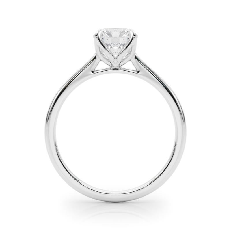 Bague diamant cathédrale Flower Bloom certifiée GIA 1.83 carats ronds Neuf - En vente à New York, NY