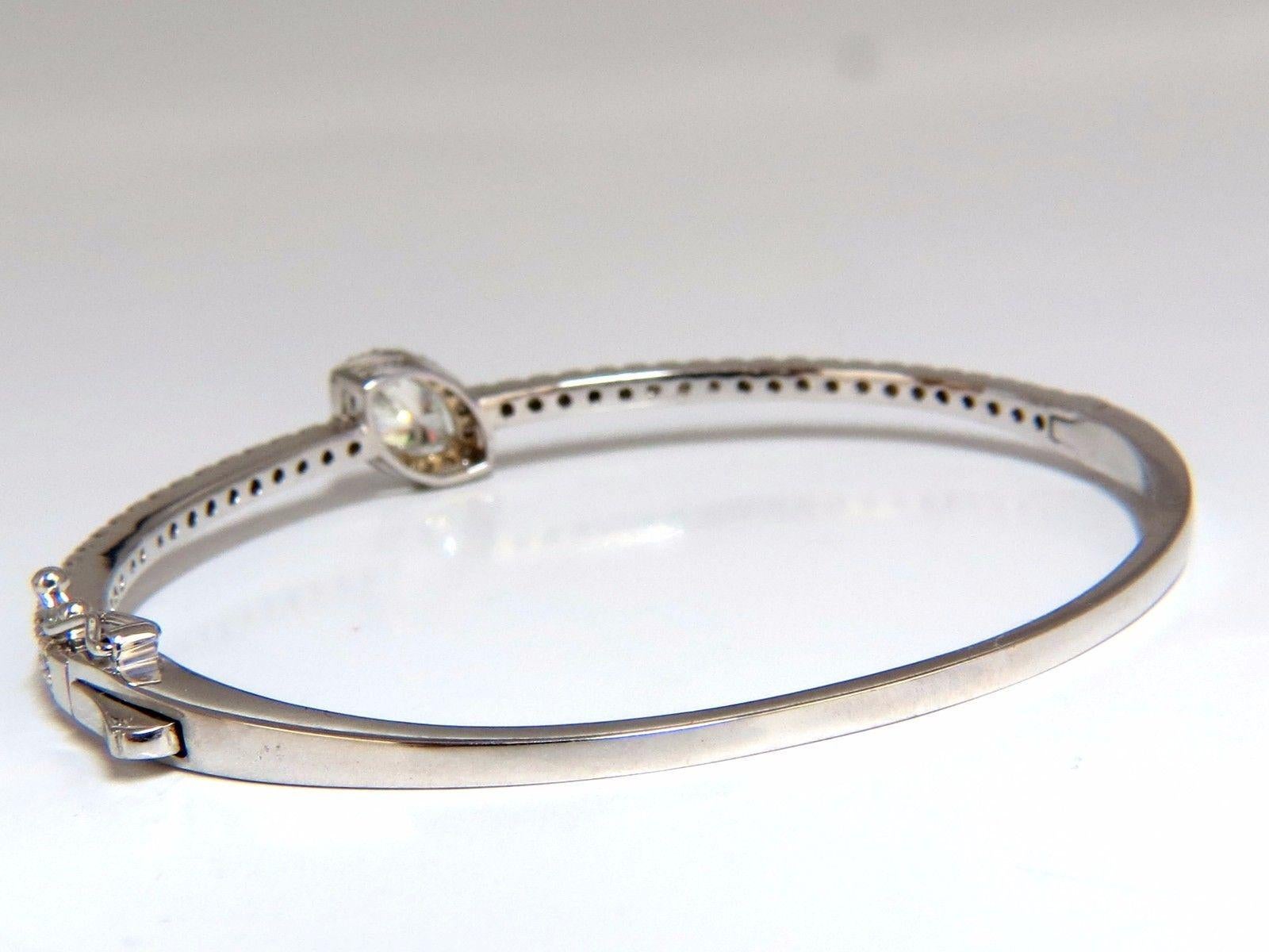 Bracciale a raggiera con diamanti marquise da 1,84 carati certificati GIA 14 carati in vendita 5
