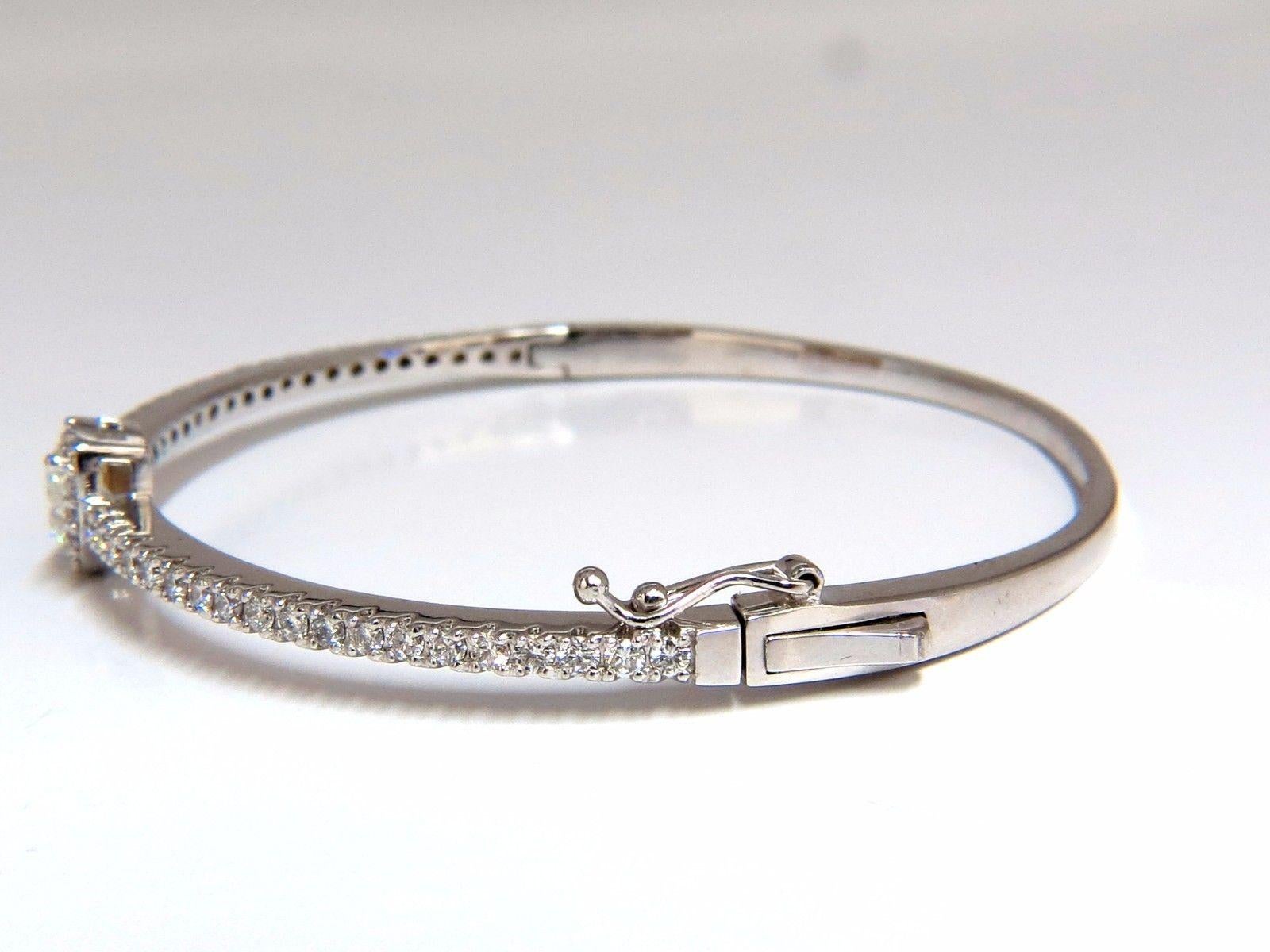 Bracciale a raggiera con diamanti marquise da 1,84 carati certificati GIA 14 carati in vendita 6