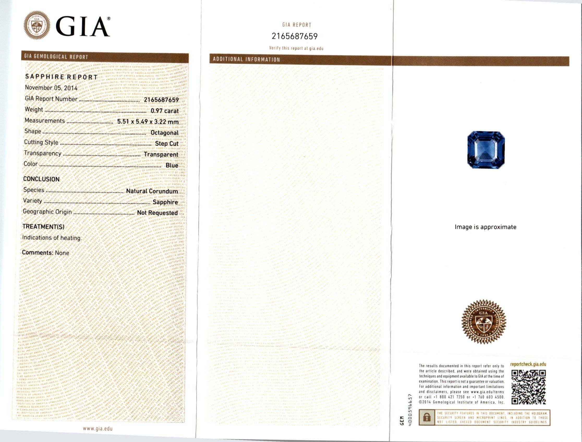 GIA zertifiziert 1,84 Karat Saphir Diamant Platin Art Deco Ohrhänger im Angebot 1