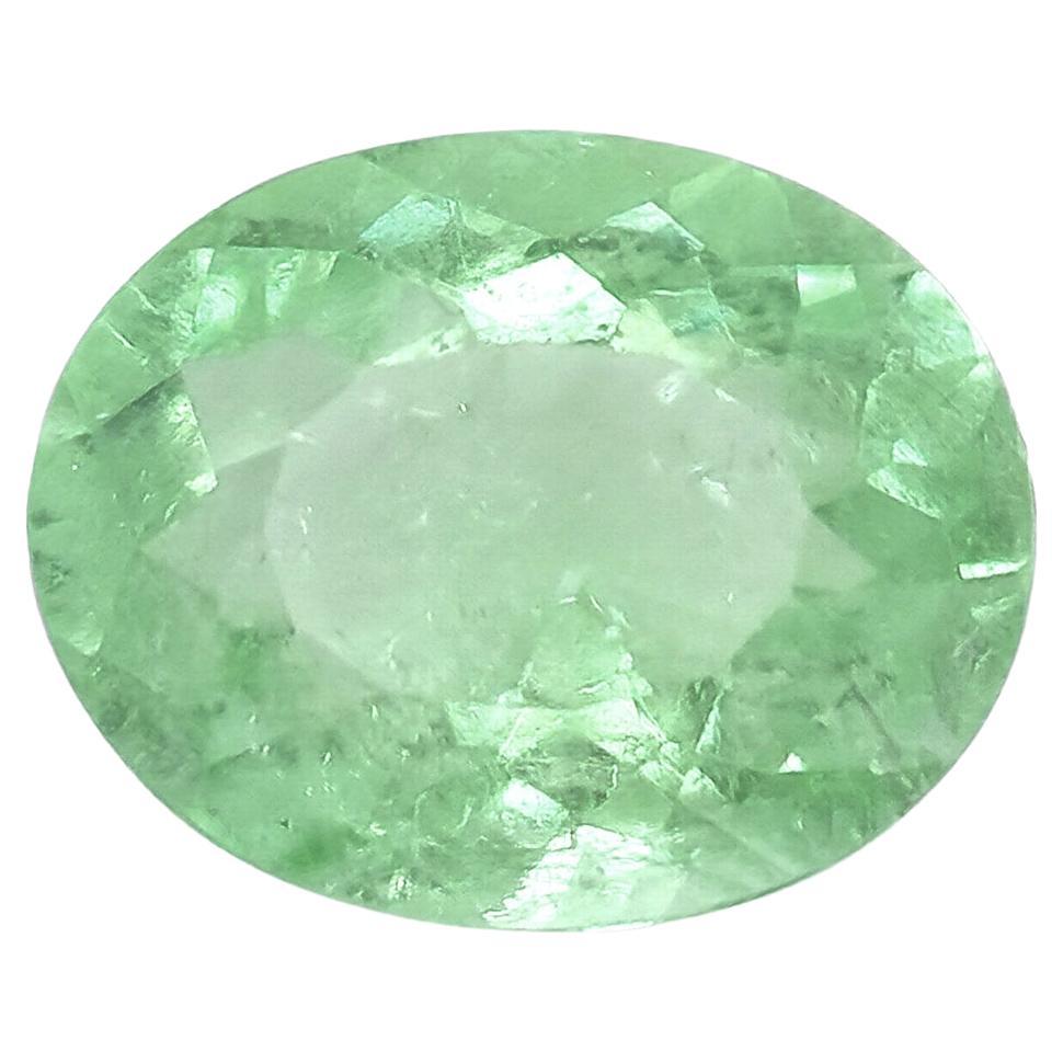 Natural Green Mozambique Paraiba Tourmaline 1.84 carats with GIA Report