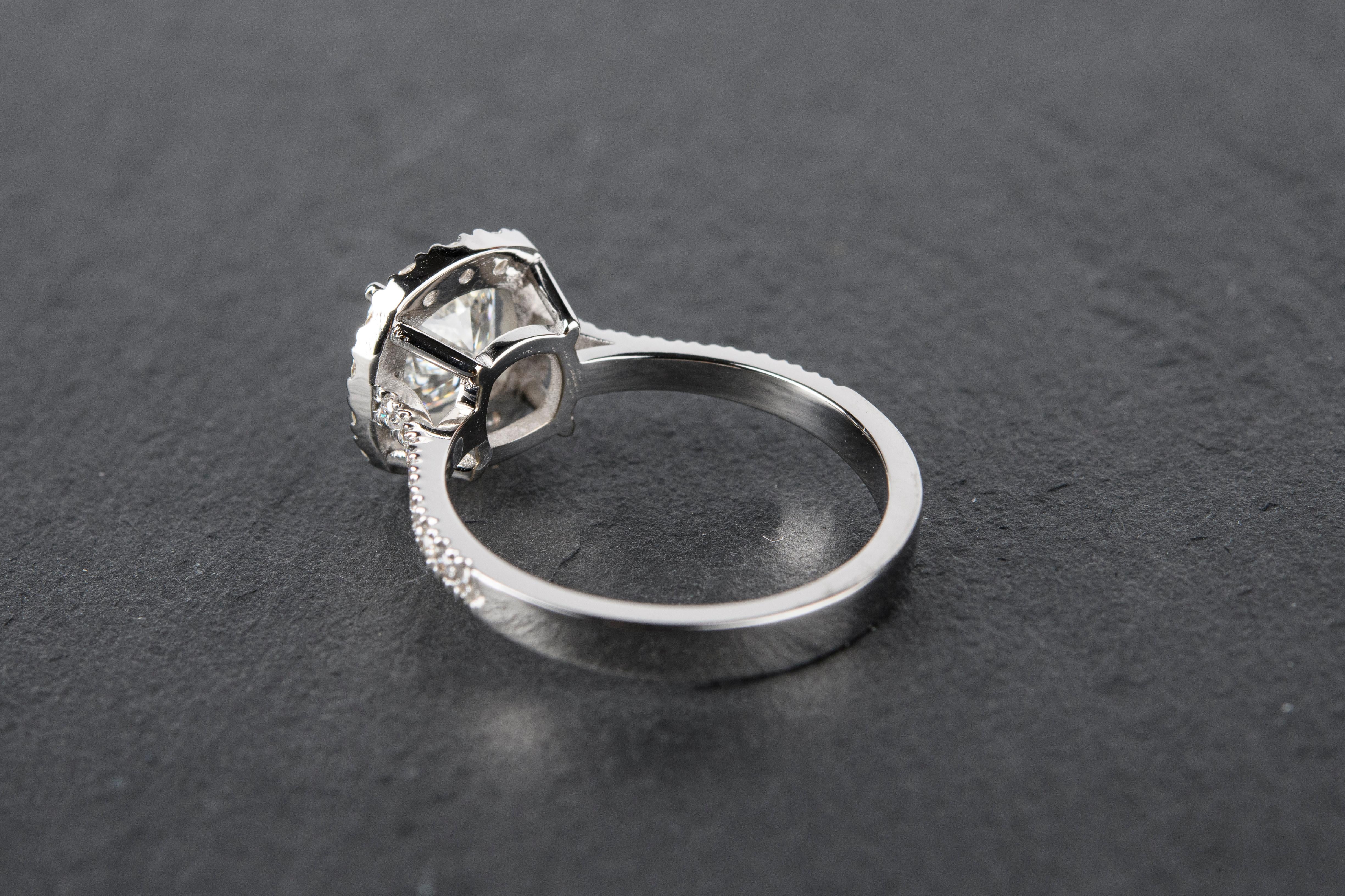 1.85 carat diamond ring