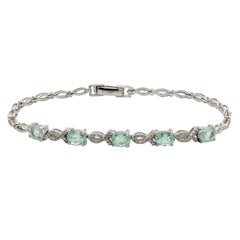 GIA Certified 1.87 Carat Paraiba Tourmaline Bracelet