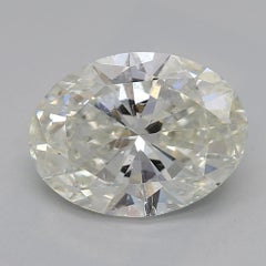 Collar Colgante Oro Blanco Halo Diamante Oval Certificado GIA 1.88ct