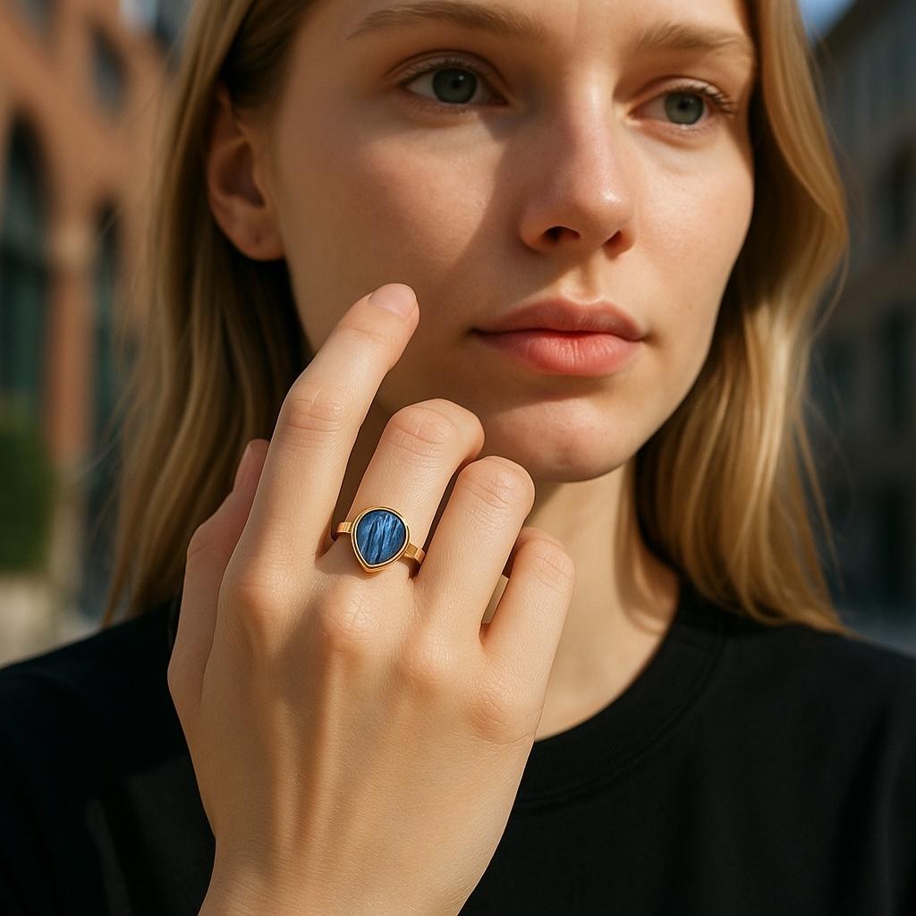 Modern GIA Certified 18K Gold Bezel Solitaire Ring 4.70-carat Burma sapphire No Heat For Sale