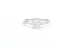 GIA Certified 18K White Gold & Radiant Diamond Solitaire Engagement Ring 1.05ct