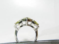 GIA CERTIFIED 18KT 7.82CT Marquise Diamant Saphir Ring keine Hitze Unheated*