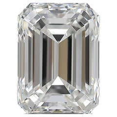 GIA Certified 1.9 Carat Emerald Cut Flawless D Color Diamond Engagement Ring