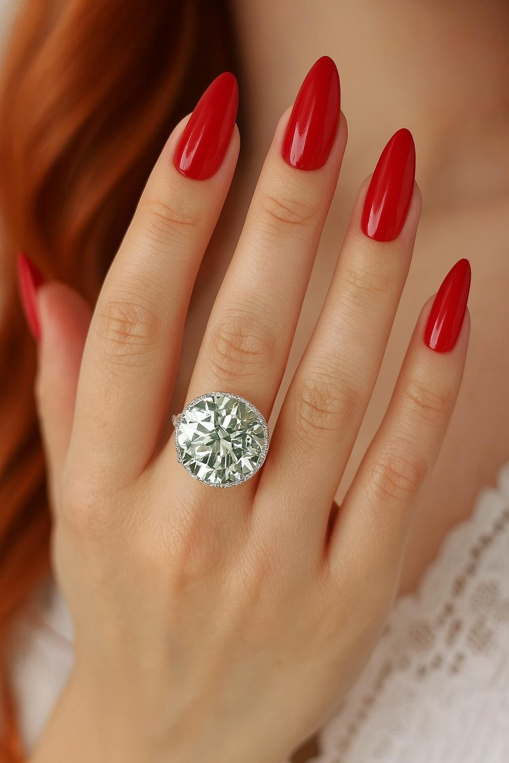 Old European Cut GIA-certified 19 Carat Old European Diamond Ring For Sale