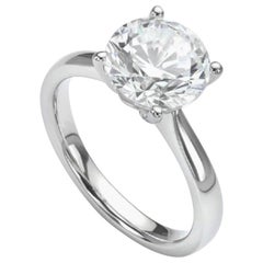 GIA Certified 1.51 Carat Diamond Ring D Color VVS2 Clarity