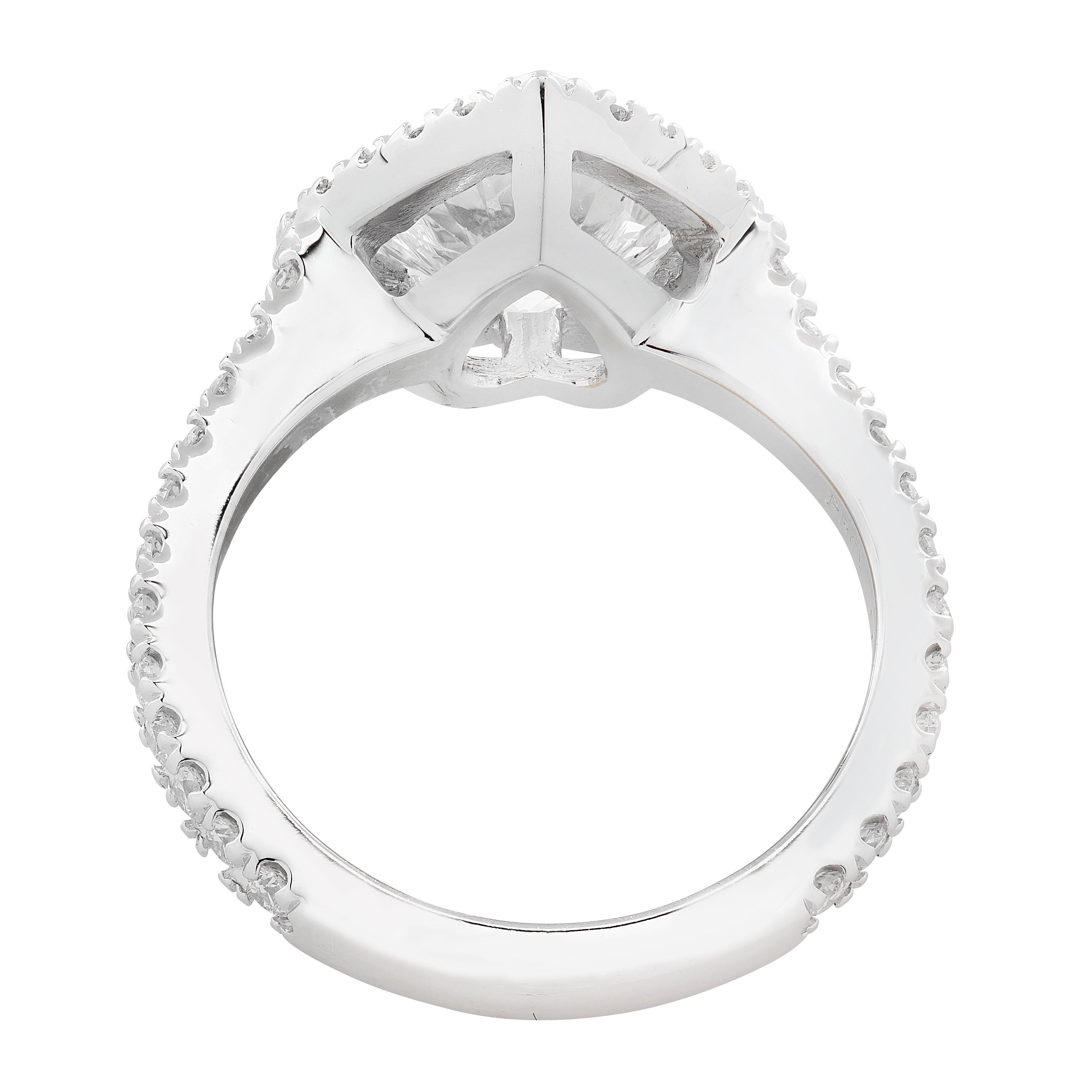 GIA-zertifizierter 1,91 Karat herzförmiger Diamant-Verlobungsring (Moderne) im Angebot