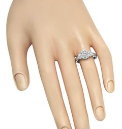 Anello di fidanzamento in platino con diamante certificato GIA da 1,91 carati