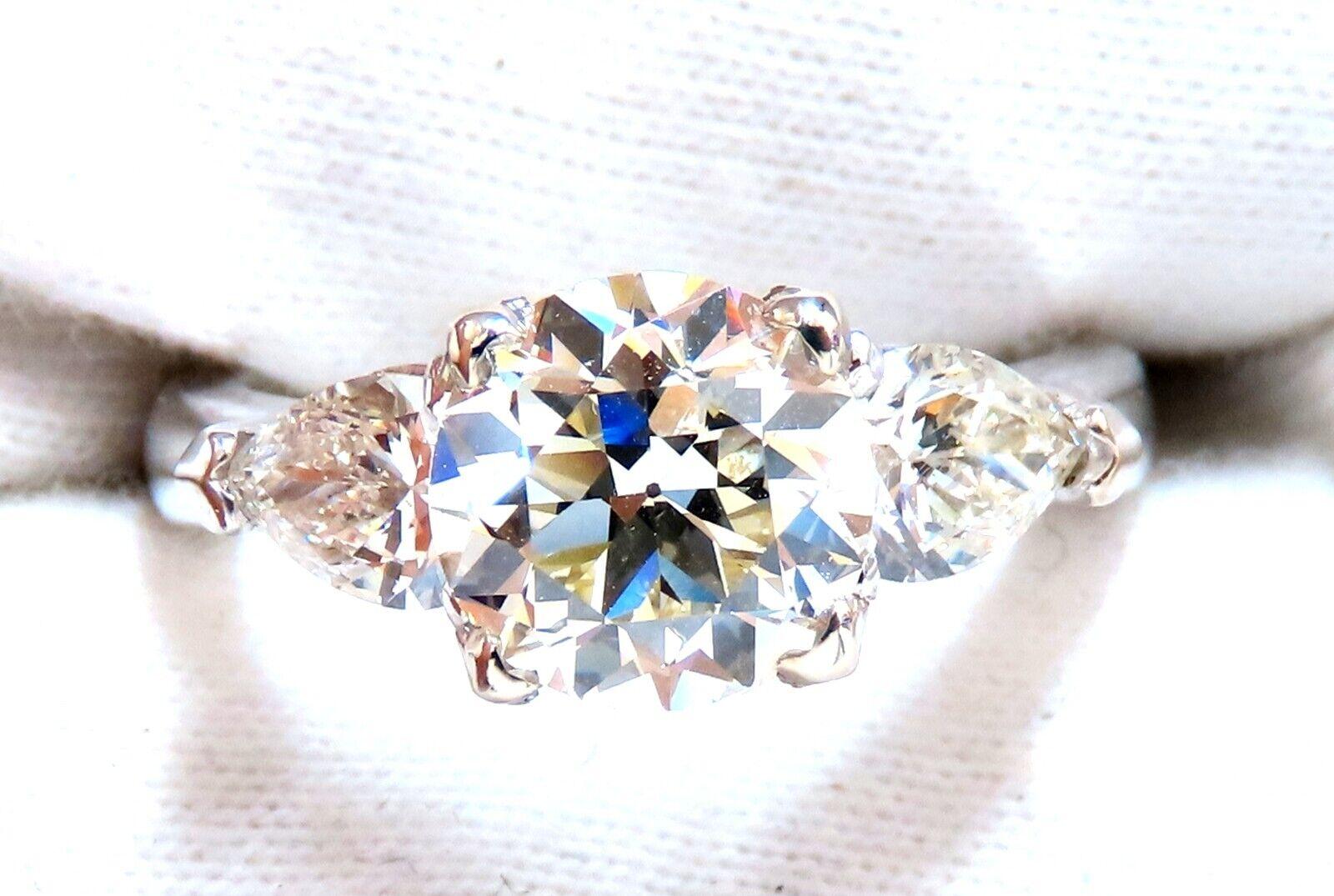 Bague en diamant taille européenne naturelle certifiée GIA de 1,91 carat, 14 carats Neuf - En vente à New York, NY