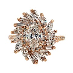 GIA Certified 1.93 Carat Feather Diamond Ring