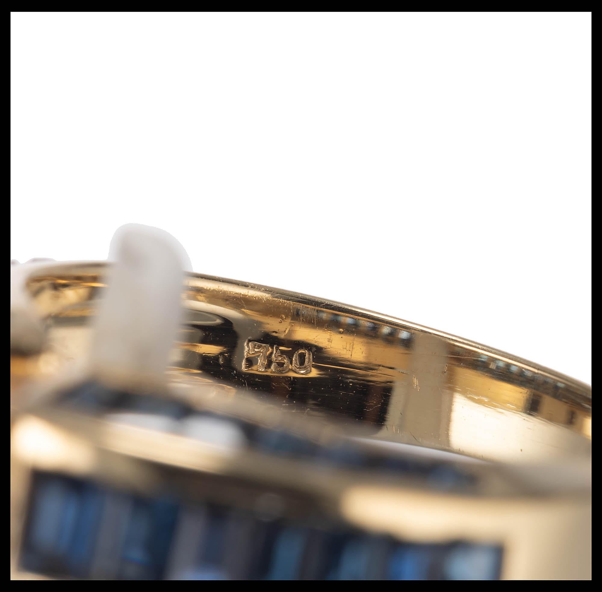Bague de fiançailles en or avec saphir jaune clair et diamant certifié GIA de 1,94 carat Pour femmes en vente