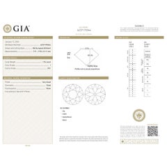 GIA Certified 1.94 Carat Old Euro Cut Diamond I/VS1 White Gold Solitaire Ring