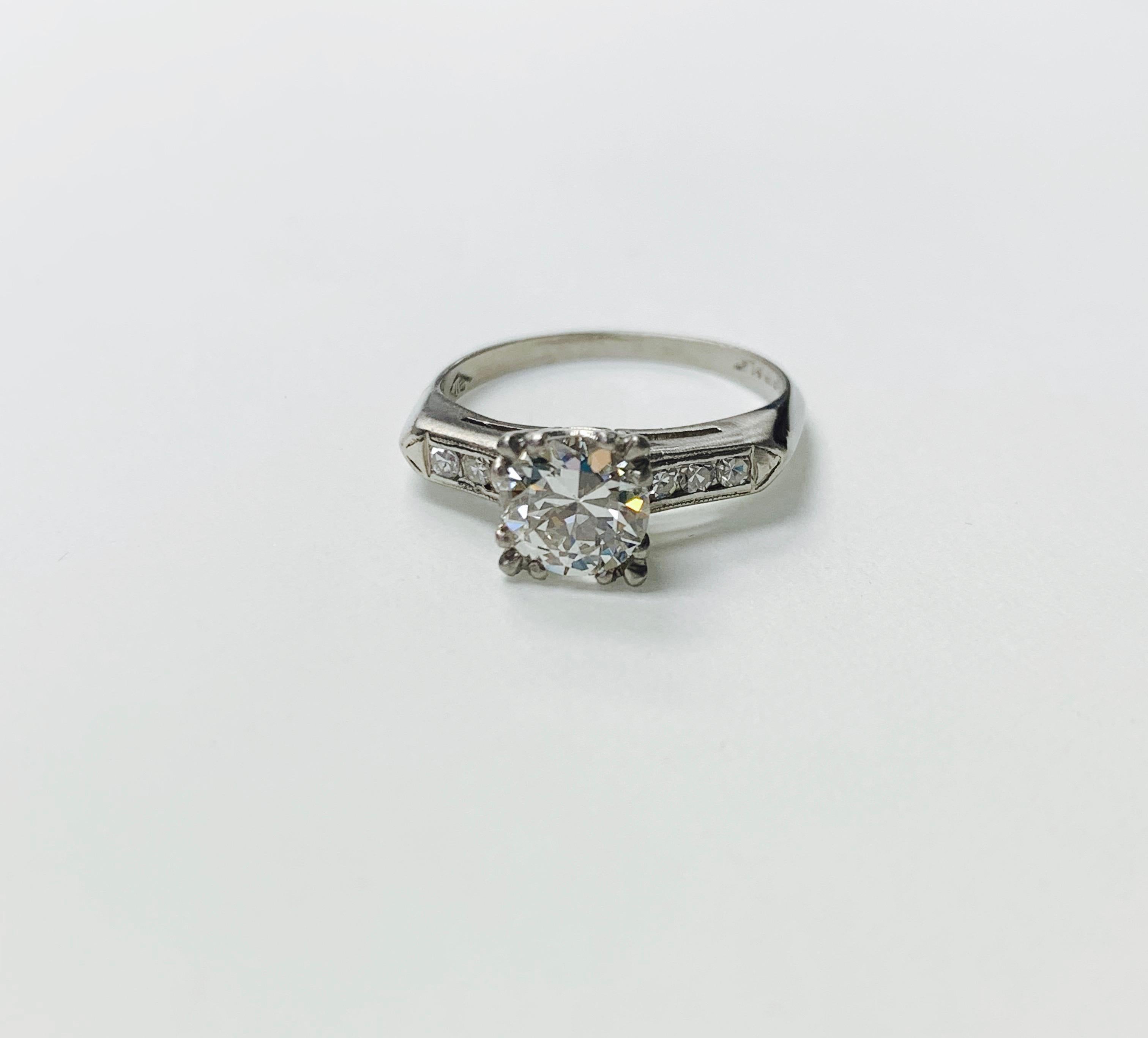 1940 platinum engagement ring