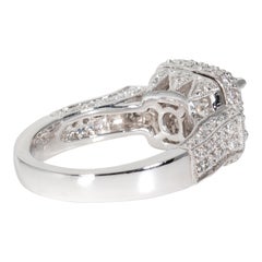GIA Certified 1.95 Carat Assher Diamond Retro Style Ring