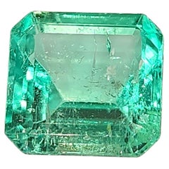 Smeraldo colombiano certificato GIA da 1,97ct, taglio ottagonale, Unisex, 1990