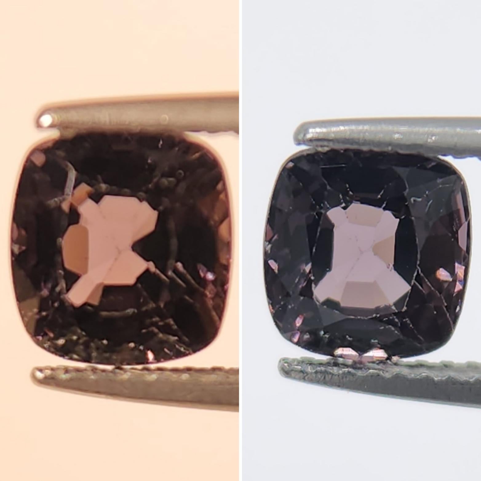 Cushion Cut GIA Certified 1.98 Carat Spinel For Sale