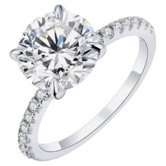 GIA zertifiziert 1,98 Karat Diamant D / innen lupenreiner EX Ring 