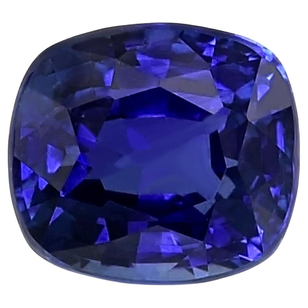 GIA-zertifiziert 1,99 Karat natürlicher blauer Saphir, Saphir Edelstein
