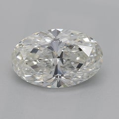 GIA Certified 1ct Oval Diamond Flower Cluster Pendant Necklace in Yellow Gold