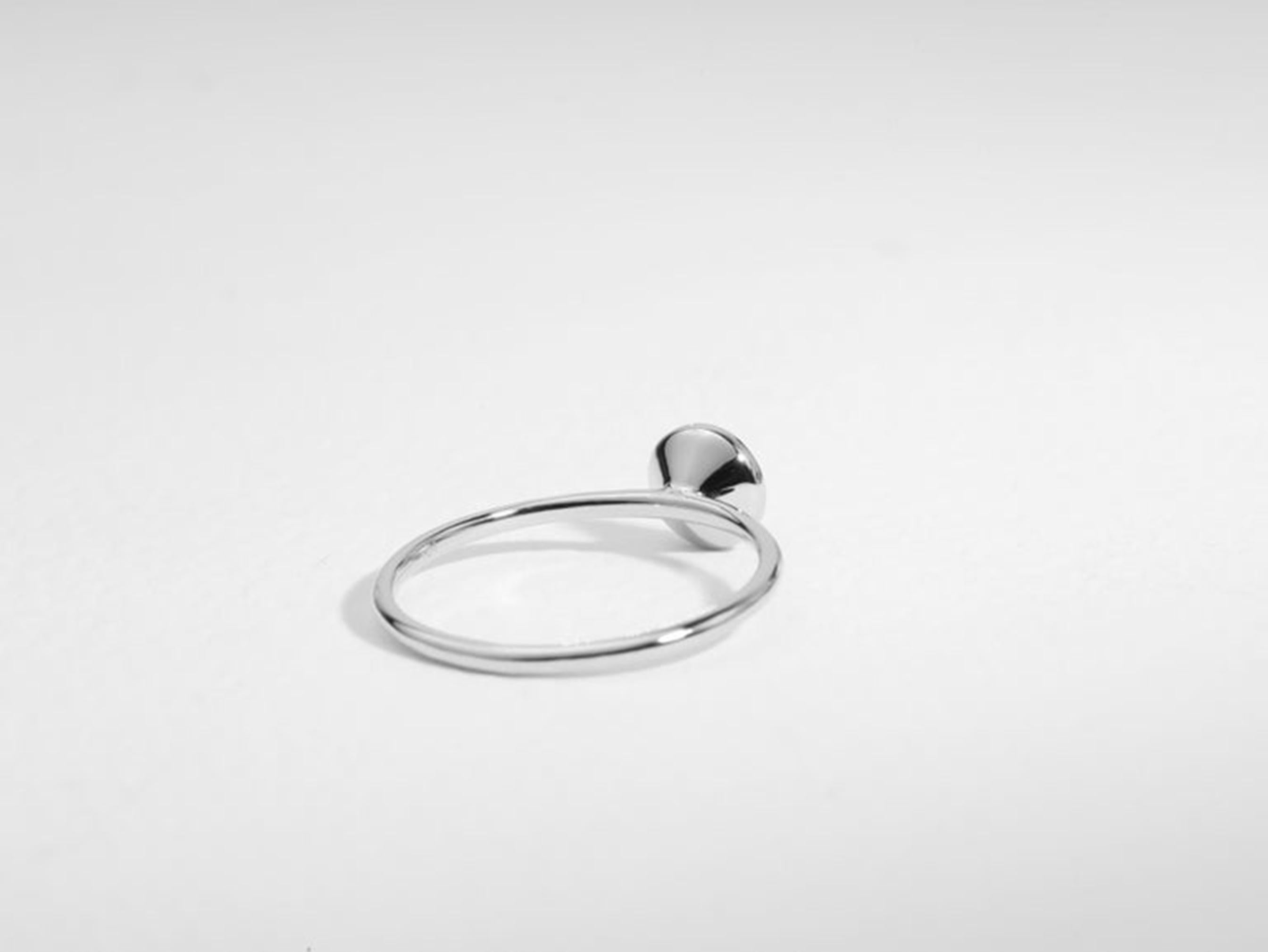 GIA-zertifizierter 1-Karat-Diamant-Solitär-Verlobungsring mit Rundschliff aus 18 Karat Weißgold im Angebot 2