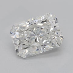 GIA Certified 2 Carat Basket Set Radiant Curved Band Platinum Diamond Ring