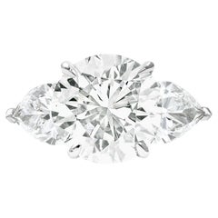 GIA Certified 2 Carat D COLOR VS2 Clarity Round Diamond Ring