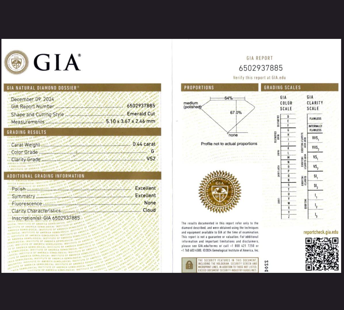 Platin-Ehering, GIA-zertifizierter 2 Karat Diamant Ost-West-Smaragdschliff im Zustand „Neu“ im Angebot in Chicago, IL