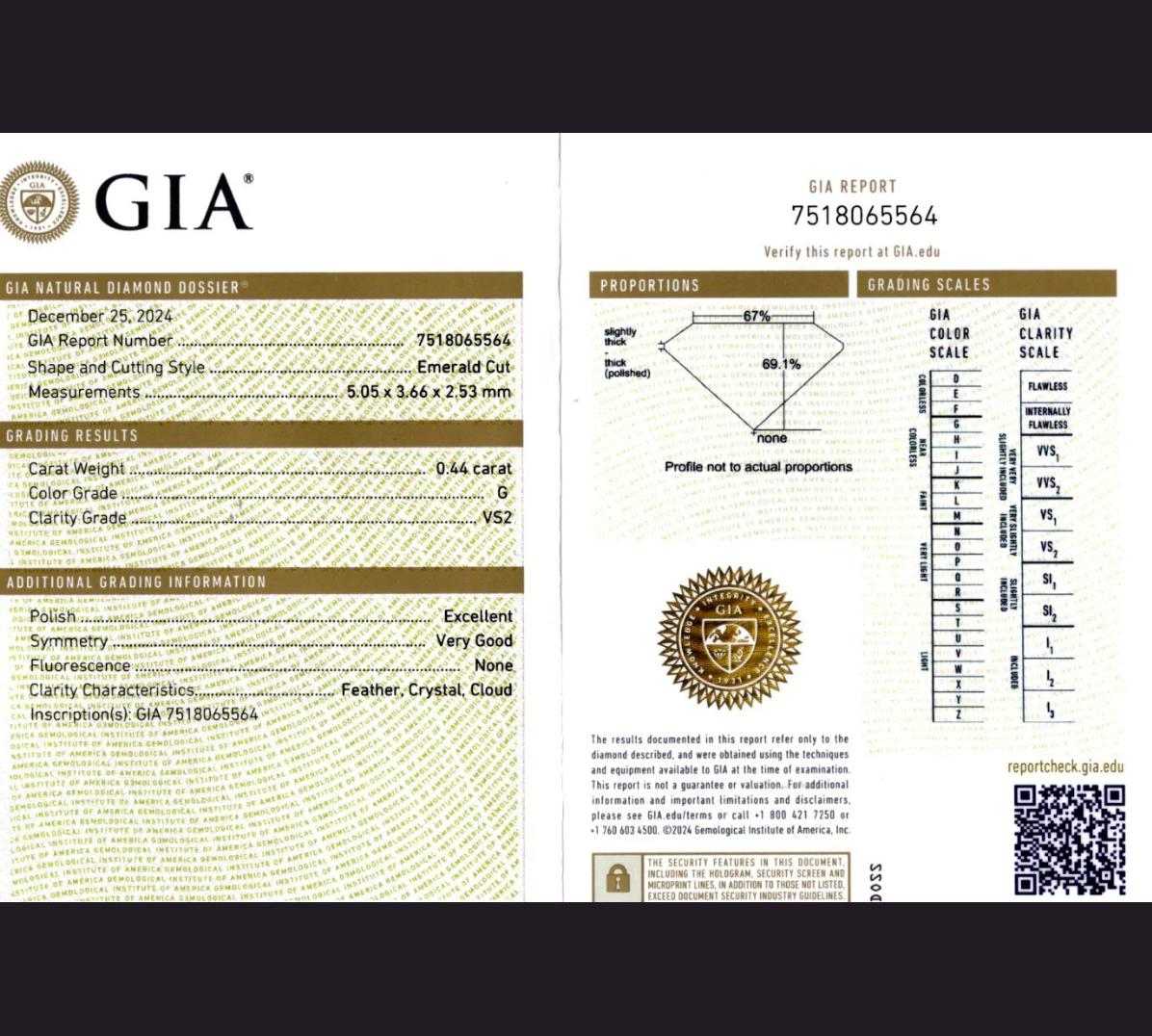 Platin-Ehering, GIA-zertifizierter 2 Karat Diamant Ost-West-Smaragdschliff für Damen oder Herren im Angebot