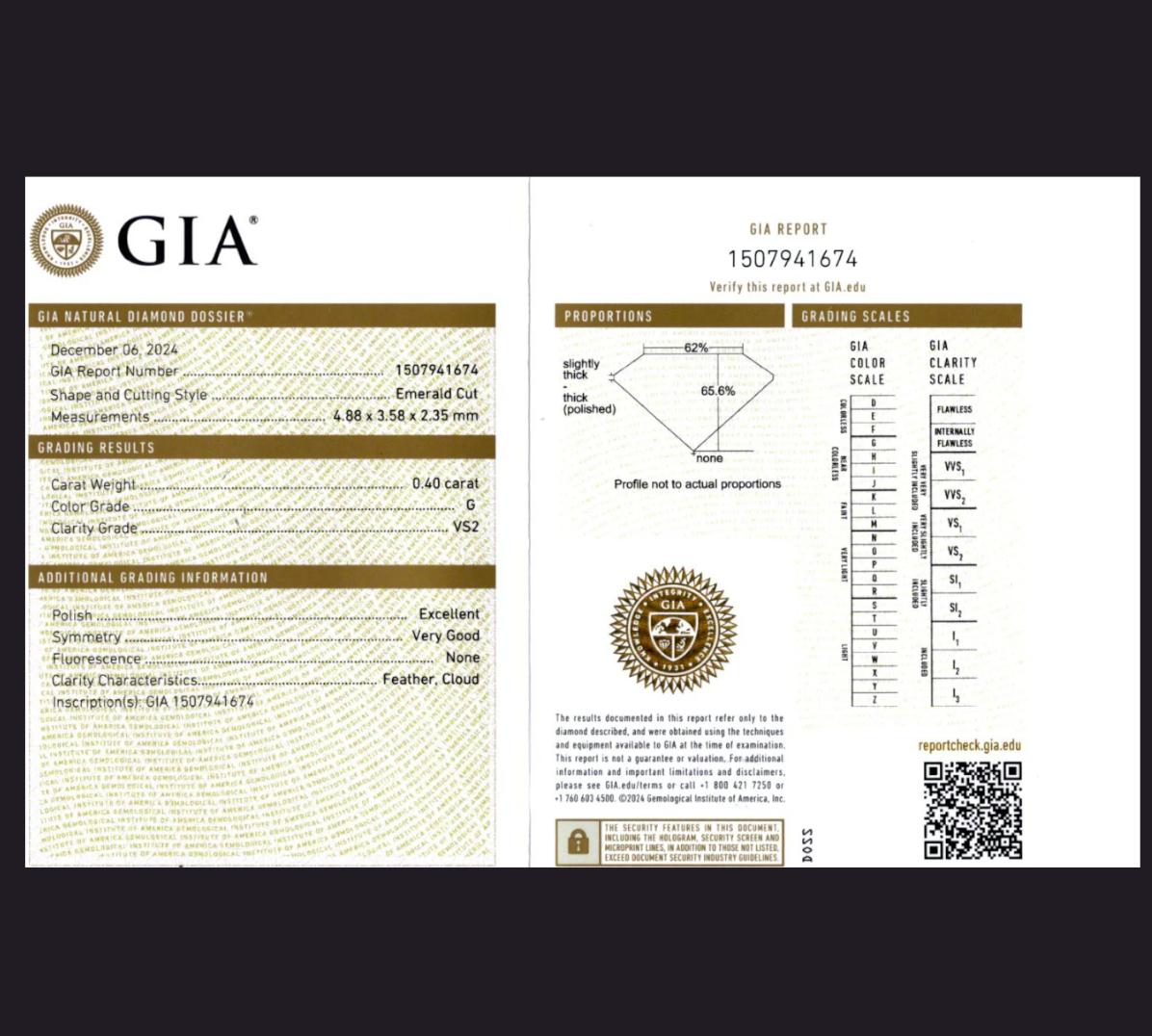 Platin-Ehering, GIA-zertifizierter 2 Karat Diamant Ost-West-Smaragdschliff im Angebot 1