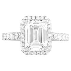 GIA Certified 2 Carat  Diamond Ring D FLAWLESS