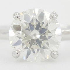 GIA Certified 2 Carat Old European Cut Diamond Solitaire Ring