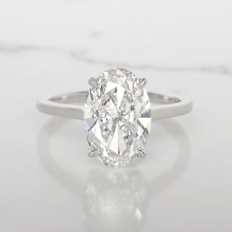 GIA Certified 2 Carat Oval Diamond Platinum Ring 
G Color
VS1 Clarity
